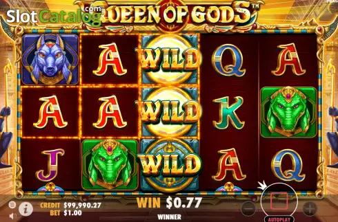 Οθόνη3. Queen of Gods Κουλοχέρης