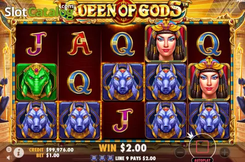 Οθόνη5. Queen of Gods Κουλοχέρης