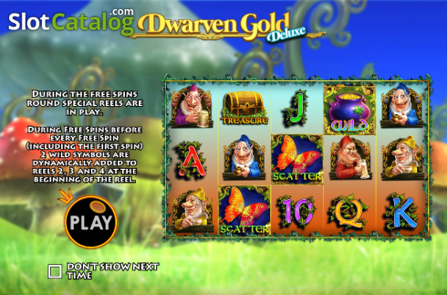Τα χαρακτηριστικά του παιχνιδιού. Dwarven Gold Deluxe Κουλοχέρης