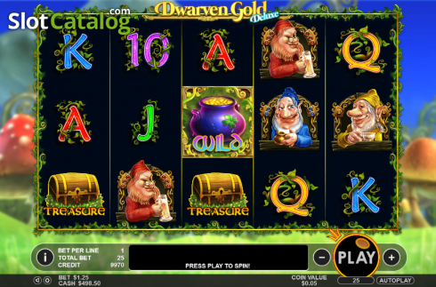 Ροδέλες. Dwarven Gold Deluxe Κουλοχέρης