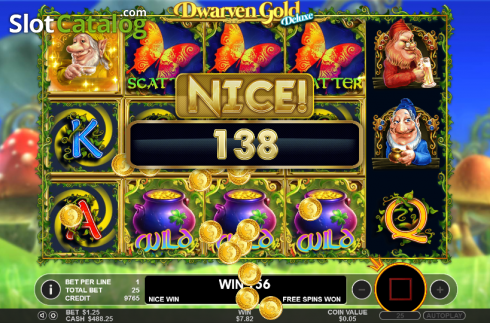 Σκορπίζω. Dwarven Gold Deluxe Κουλοχέρης
