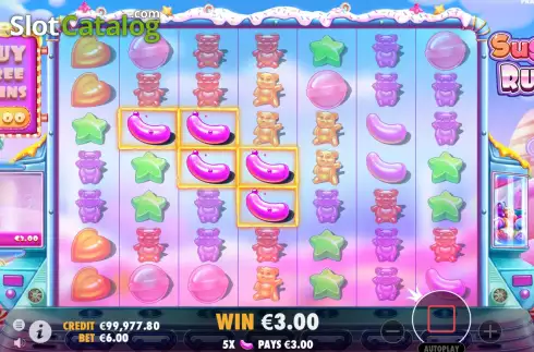 Οθόνη4. Sugar Rush Κουλοχέρης