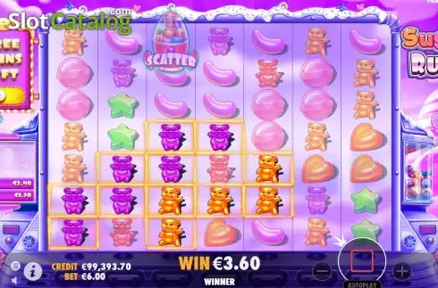 Οθόνη7. Sugar Rush Κουλοχέρης