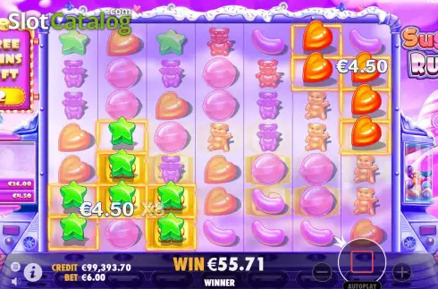 Οθόνη8. Sugar Rush Κουλοχέρης