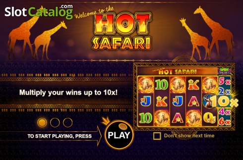 Τα χαρακτηριστικά του παιχνιδιού. Hot Safari Κουλοχέρης