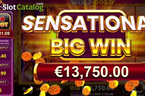 Οθόνη4. Wolf Gold Power Jackpot Κουλοχέρης