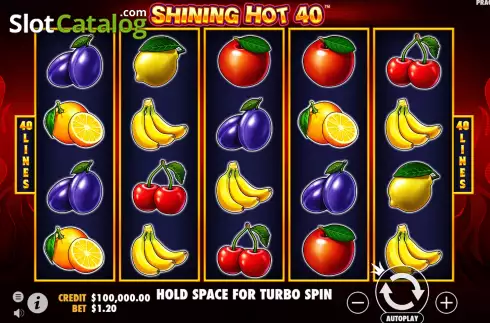 Οθόνη2. Shining Hot 40 Κουλοχέρης 