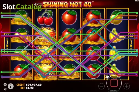 Οθόνη3. Shining Hot 40 Κουλοχέρης 