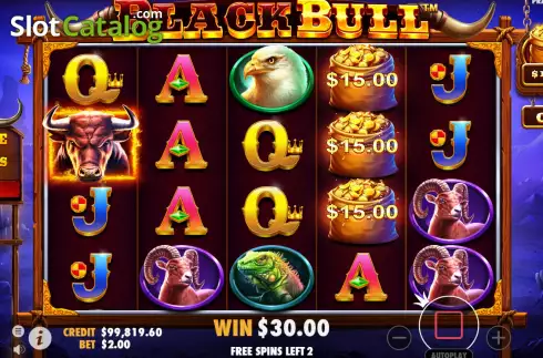 Οθόνη6. Black Bull Κουλοχέρης