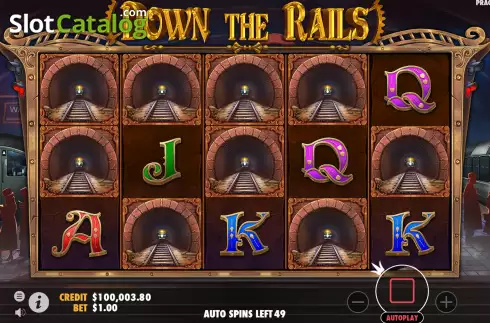 Οθόνη9. Down the Rails Κουλοχέρης