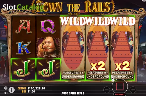 Οθόνη5. Down the Rails Κουλοχέρης