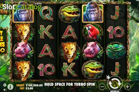 Οθόνη3. Gorilla Mayhem Κουλοχέρης