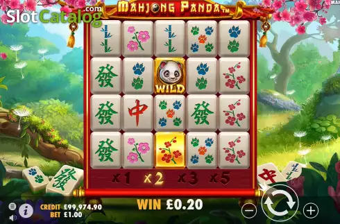 Οθόνη4. Mahjong Panda Κουλοχέρης