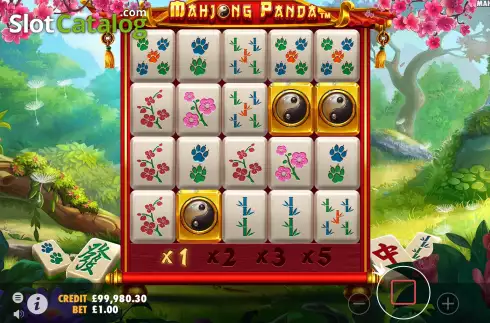 Οθόνη5. Mahjong Panda Κουλοχέρης
