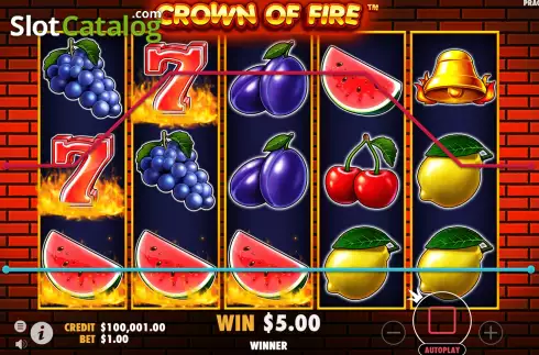 Οθόνη6. Crown of Fire Κουλοχέρης