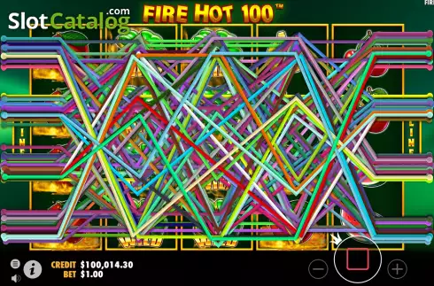Οθόνη6. Fire Hot 100 Κουλοχέρης