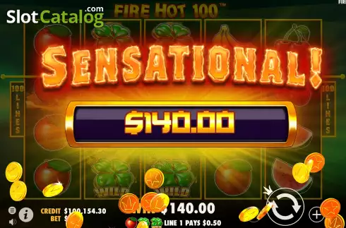 Οθόνη8. Fire Hot 100 Κουλοχέρης