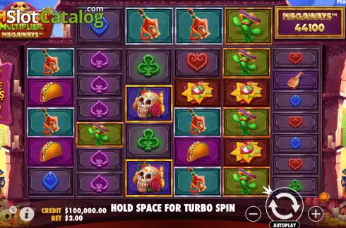 Οθόνη2. Muertos Multiplier Megaways Κουλοχέρης