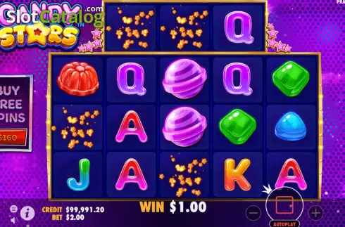 Οθόνη4. Candy Stars Κουλοχέρης 
