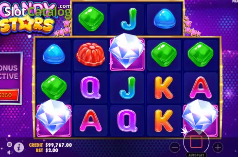 Οθόνη5. Candy Stars Κουλοχέρης 