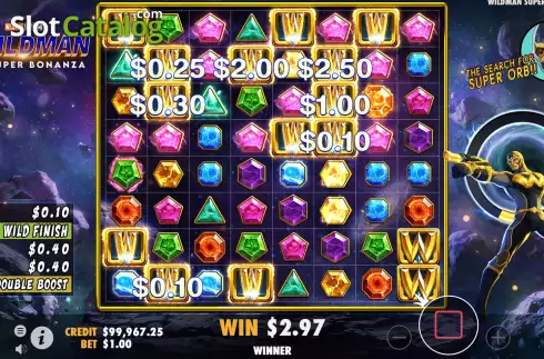 Οθόνη7. Wildman Super Bonanza Κουλοχέρης