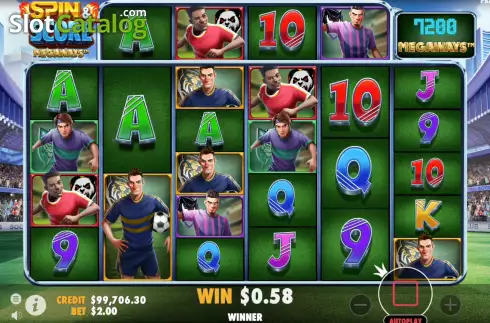 Οθόνη4. Spin and Score Megaways Κουλοχέρης