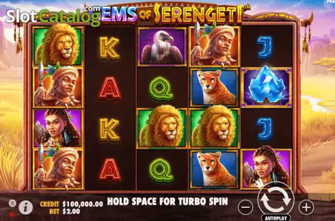 Οθόνη2. Gems of Serengeti Κουλοχέρης
