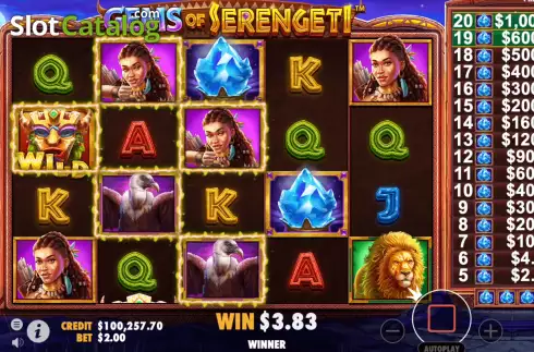 Οθόνη6. Gems of Serengeti Κουλοχέρης