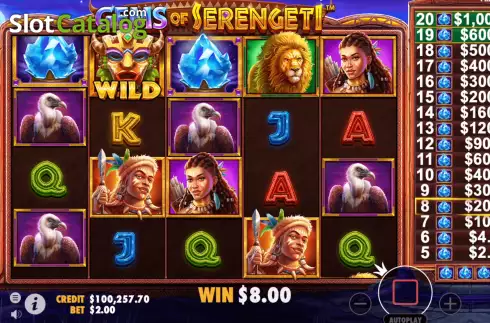 Οθόνη7. Gems of Serengeti Κουλοχέρης