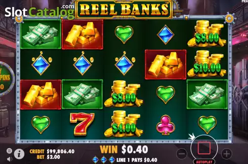 Οθόνη4. Reel Banks Κουλοχέρης