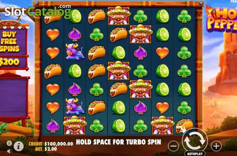 Οθόνη3. Hot Pepper (Pragmatic Play) Κουλοχέρης