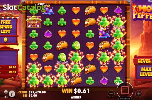 Οθόνη7. Hot Pepper (Pragmatic Play) Κουλοχέρης