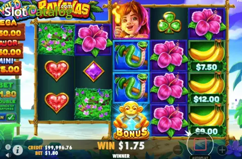 Οθόνη3. Wild Wild Bananas Κουλοχέρης