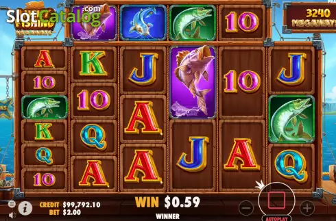 Οθόνη4. Lucky Fishing Megaways Κουλοχέρης