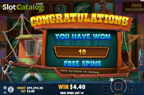 Οθόνη7. Lucky Fishing Megaways Κουλοχέρης