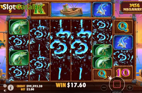 Οθόνη8. Lucky Fishing Megaways Κουλοχέρης