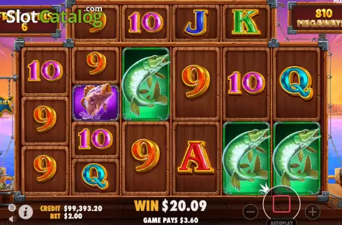 Οθόνη9. Lucky Fishing Megaways Κουλοχέρης