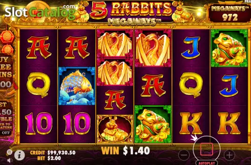 Οθόνη4. 5 Rabbits Megaways Κουλοχέρης