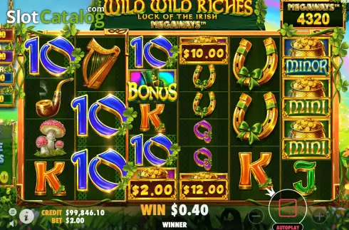 Οθόνη4. Wild Wild Riches Megaways Κουλοχέρης