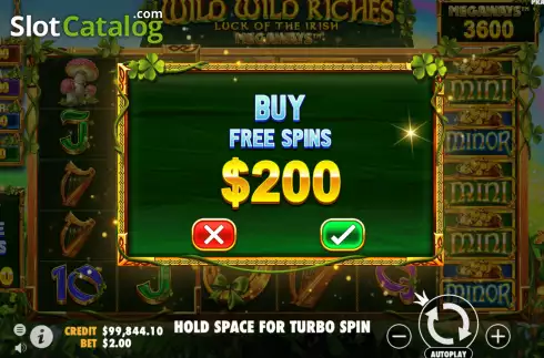 Οθόνη5. Wild Wild Riches Megaways Κουλοχέρης