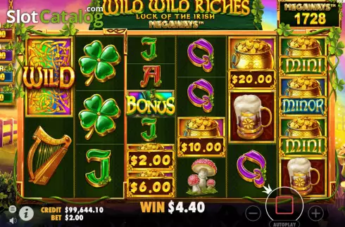 Οθόνη9. Wild Wild Riches Megaways Κουλοχέρης
