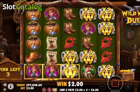 Οθόνη7. Wild West Duels Κουλοχέρης