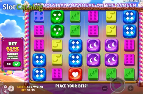 Οθόνη2. Sweet Bonanza Dice Κουλοχέρης