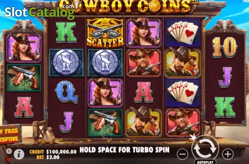 Οθόνη2. Cowboy Coins Κουλοχέρης