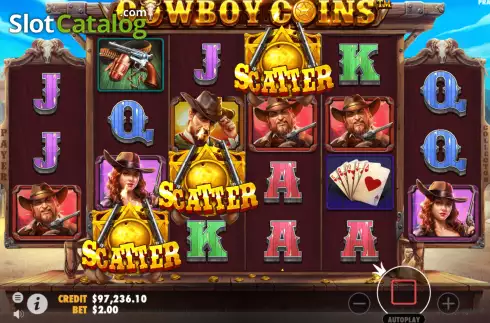 Οθόνη6. Cowboy Coins Κουλοχέρης