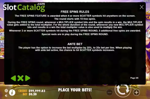 Οθόνη7. Gates of Bitcasino Κουλοχέρης
