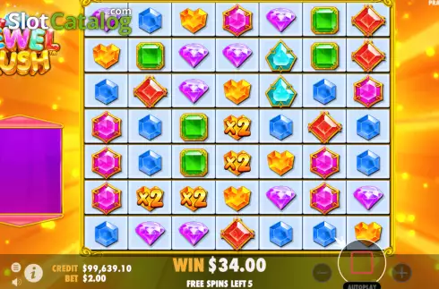 Οθόνη8. Jewel Rush Κουλοχέρης