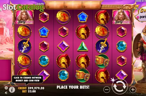 Οθόνη2. Sword of Party Casino Κουλοχέρης