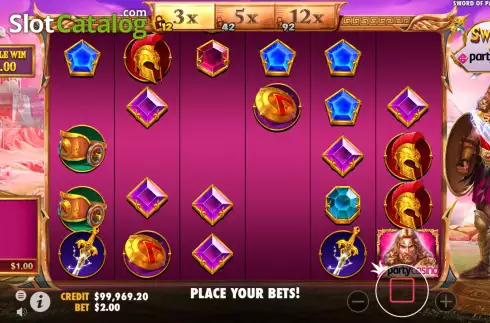 Οθόνη3. Sword of Party Casino Κουλοχέρης