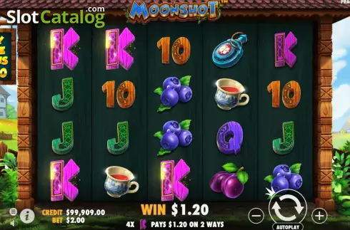 Οθόνη4. Moonshot (Pragmatic Play) Κουλοχέρης